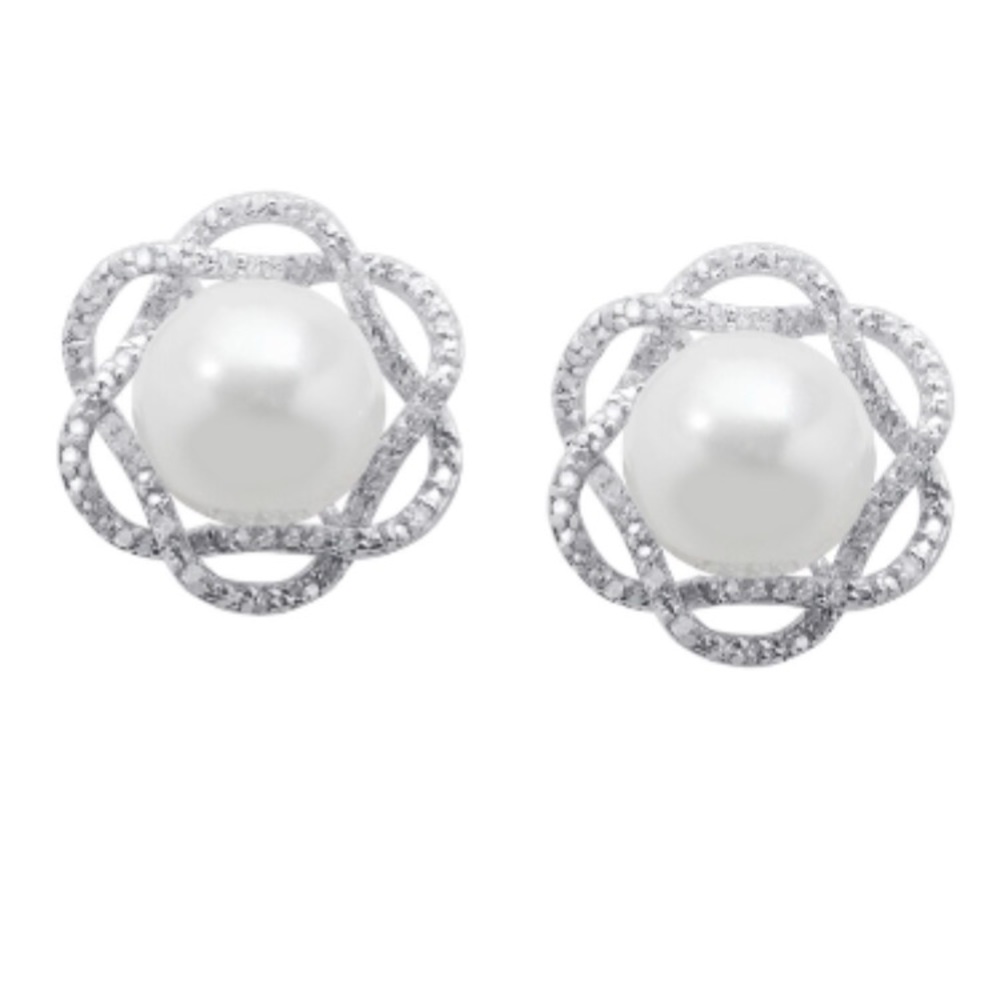 New Imperial Pearls Sterling Silver Earrings